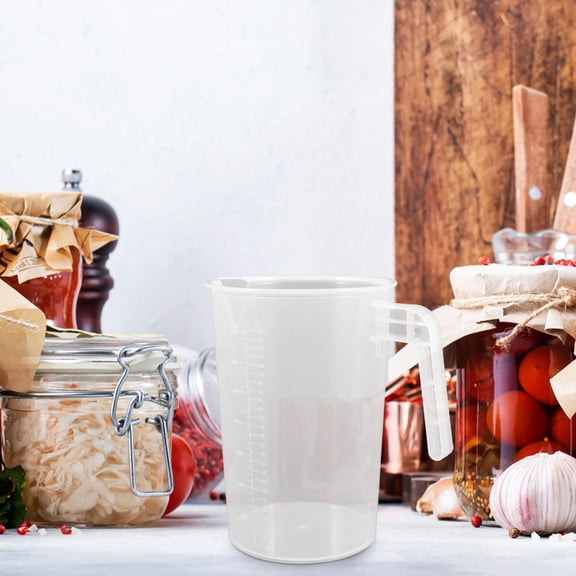 Tineasur Multi Functional Clear Plastic Measuring Cup for Cooking and Baking Needs