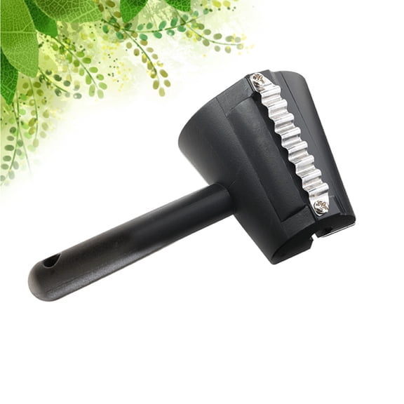 Tineasur Black Kitchen Fruits and Vegetables Roll Flower Tool Stainless Steel Curler and Peeler