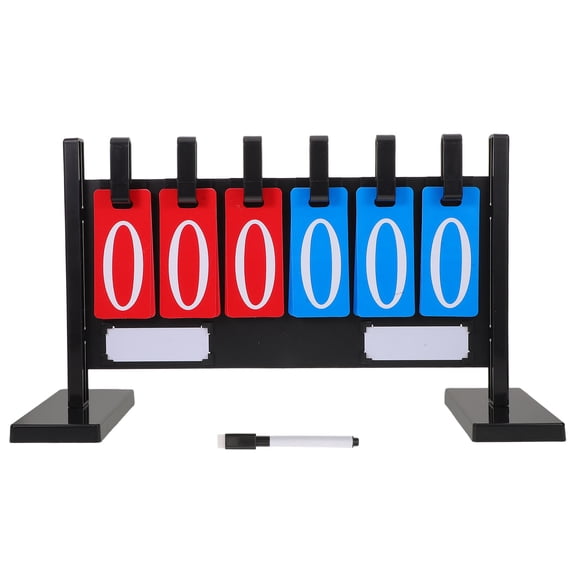 Tineasur Portable Multi-Sport Electronic Scoreboard with Six Large Displays, Weatherproof Outdoor Design for Sports Events