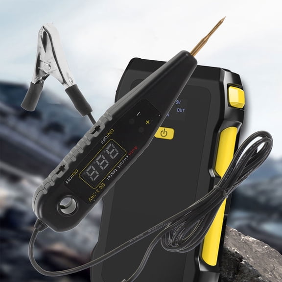 Tineasur Digital Auto Bidirectional Voltage Tester Pen for Car Electrical System with LED Display