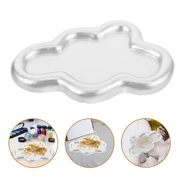 Tineasur Natural Resin Jewelry Storage Tray, Neat Desktop Organizer, Elegant Look