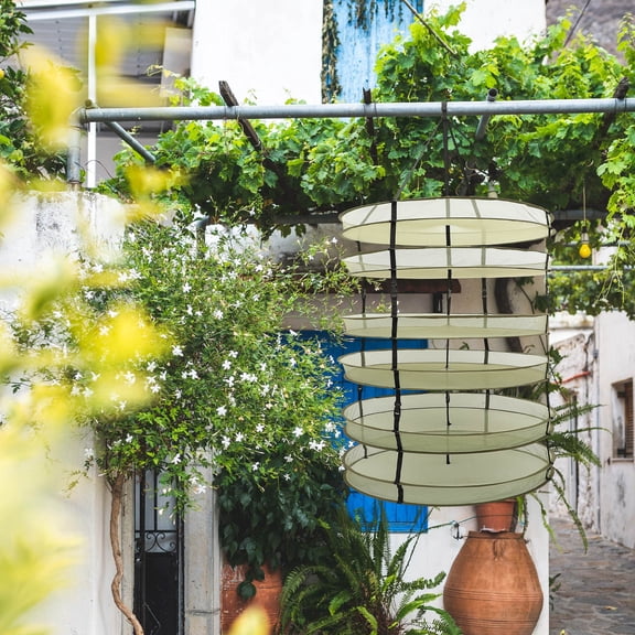 Tineasur Herb Hanging Dryer Plant Drying Rack Oxford Cloth Green 1Pcs