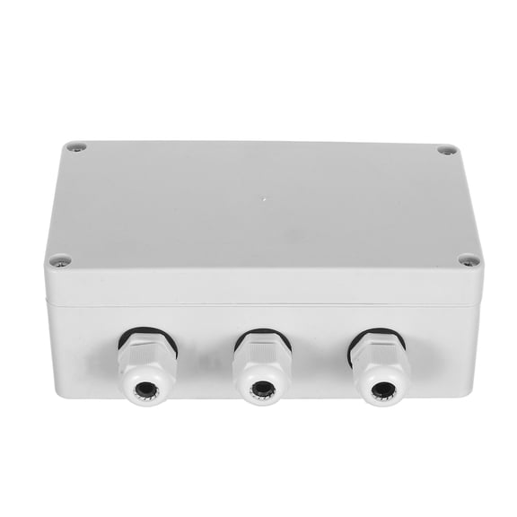 Tineasur Beige Weatherproof Power Junction Box with One in Three Out Structure for Multiple Devices
