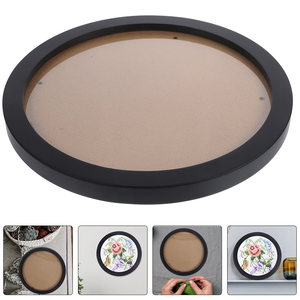Tineasur Decorative Black Embroidery Hoop Frame for Home Wall Display and Cross Stitch Art