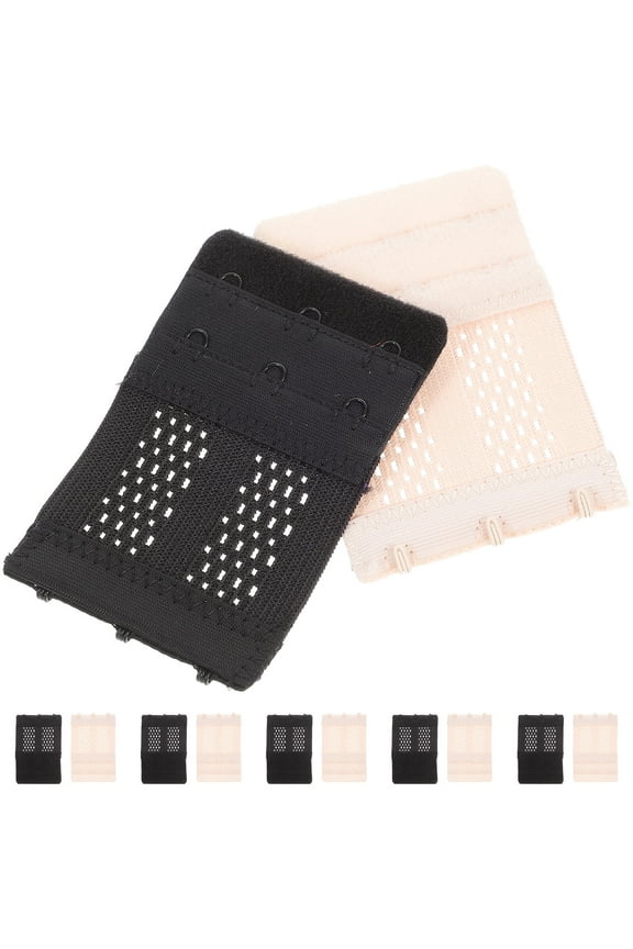 12Pcs Elastic Bra Extenders with Assorted Colors for Home Use