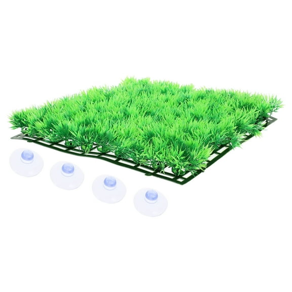 Tineasur Realistic Modeling Grass Mat for Fish Tank Aquarium Decoration, Natural Fish Hiding Place, 1 Pack