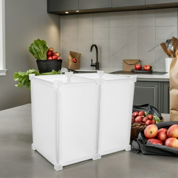 Tineasur Freezer Partition Panel for Separation with Sleek Design in White Suitable for Home Storage 1Pcs