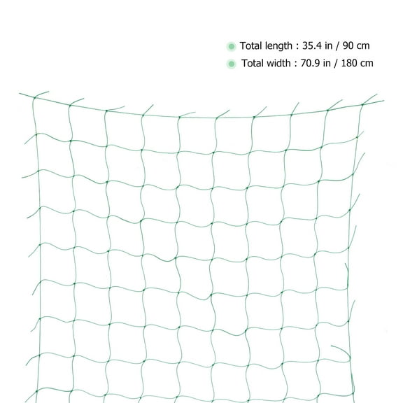 Tineasur Petunia Climbing Net in Green Nylon for Garden Vegetable Vine Support