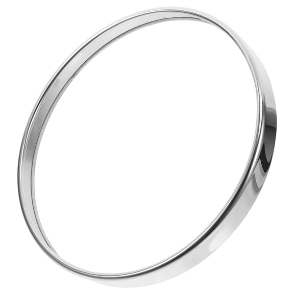 Tineasur Round Trash Can Ring Steel 1Pcs Non-Scratch Surface Trash Can Accessory Office School