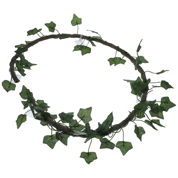 Tineasur Green Fake Vine for Terrarium Use, Climbing Decor for Reptile Enclosures