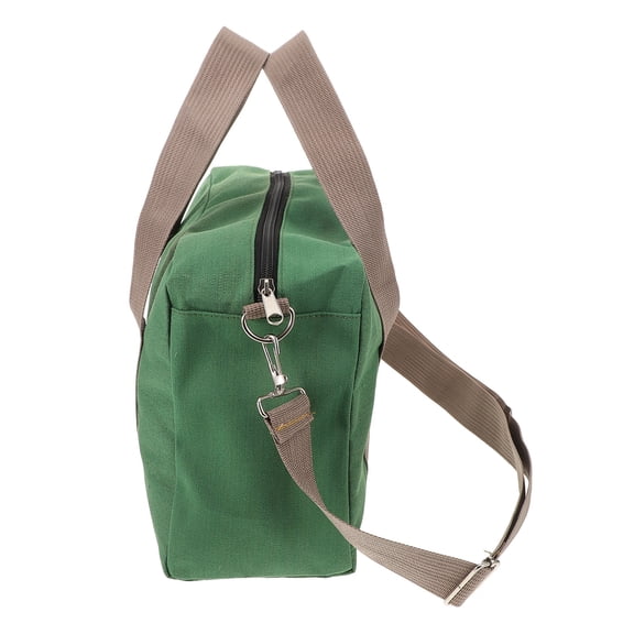 Tineasur Heavy Duty Canvas Tool Storage Bag Green for Professional Repair Tools
