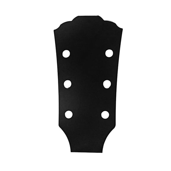 Tineasur Guitar Head Stock Electric Guitar Black Steel 1 Set