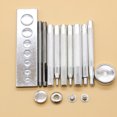 Tineasur Handmade Punch Kit, Setter Tools for Work, Buttons, and Rivets ...