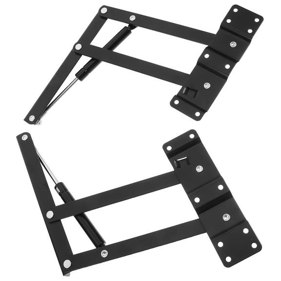 Tineasur 1Pair Black Drop Down Hinge for Cabinet with Durable Steel Construction