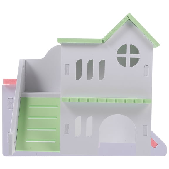 Tineasur Small Animal Hideout for Hamsters and Rats, Wooden Rat Hideout Home, 1 Set