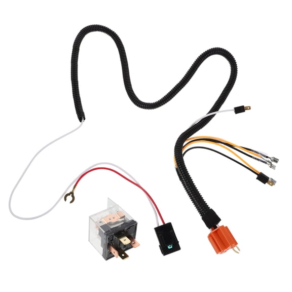 Tineasur Horn Relay Speaker Harness Car Horn Wiring Kit for Easy Installation Plastic Multi 1Set