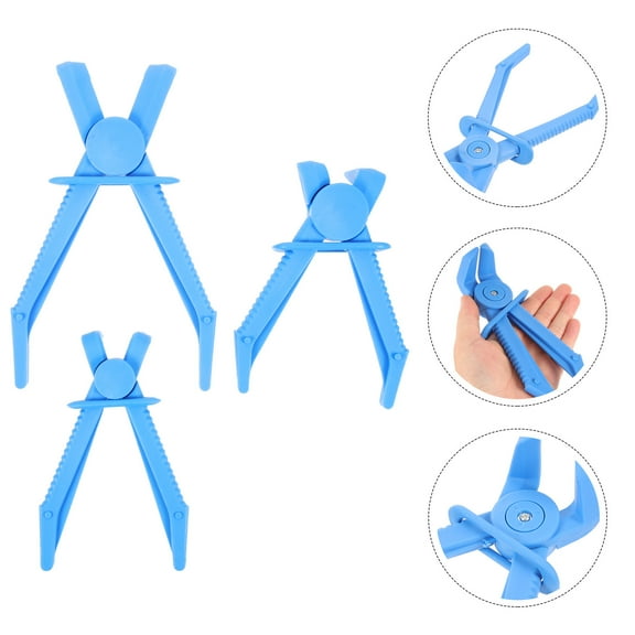 Tineasur 3pcs Brake Fuel Pliers Plastic Pinch Tools for Mechanics Automotive Tasks