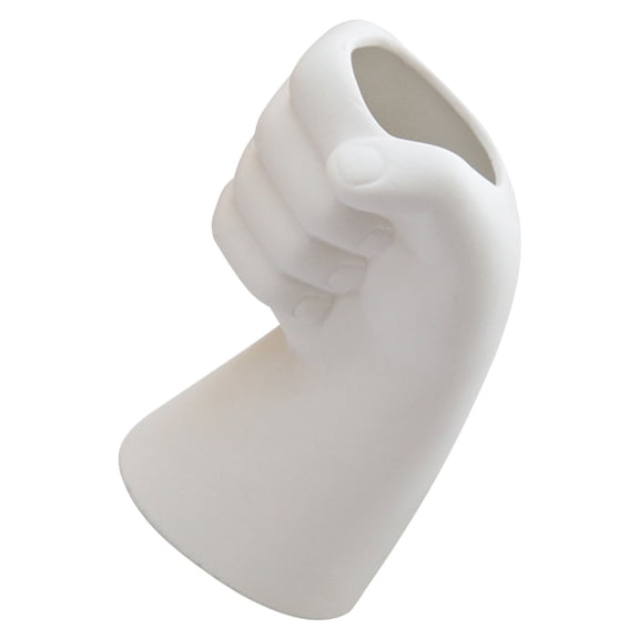 Tineasur Ceramic Planter Decorative Vase White 1Set