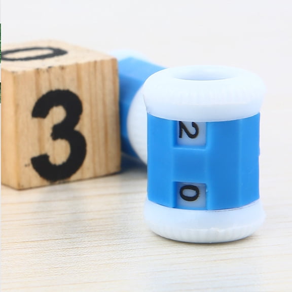 Tineasur Knitting Needle Counter Sweater Knitting Needle Register Rectangular Avoid Missing or Multi-Weaving 1 Set
