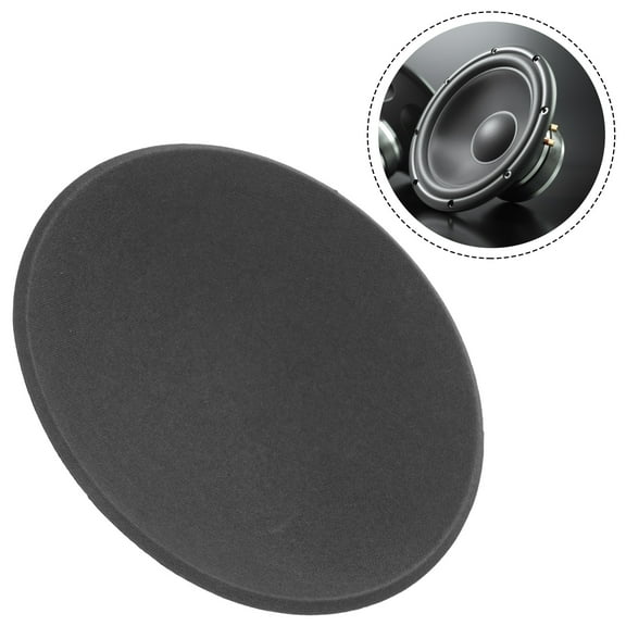 Tineasur Black Paper Speaker Cap Dust Cover for Subwoofer Coil Home Use Easy Fit Accessory