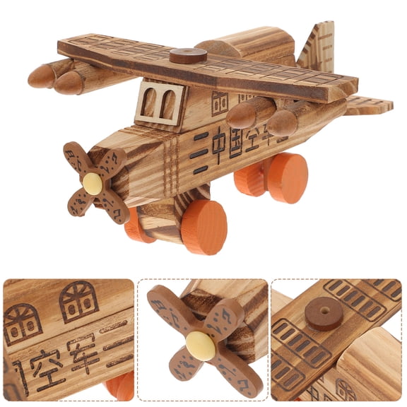 Tineasur Airplane Model Desk Decor, Random Color, 1 Piece - Unique Aviation Figurine for Office and Home Display