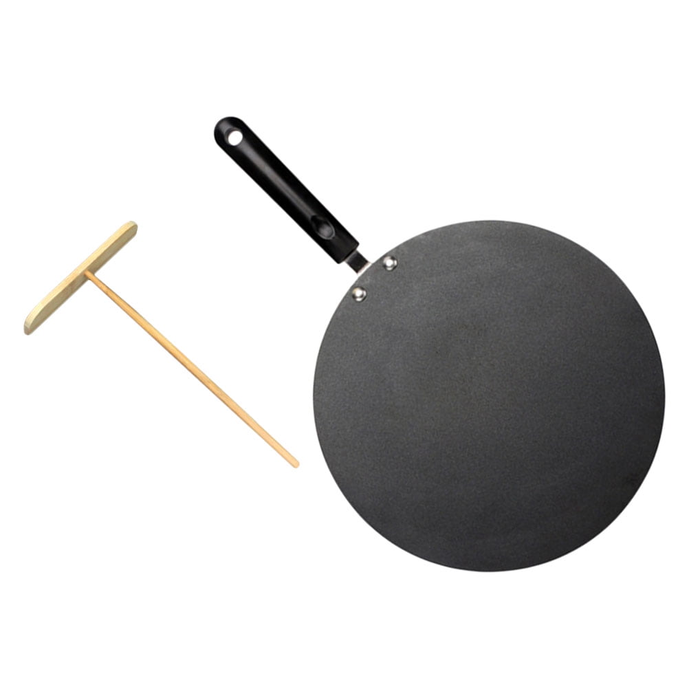Tineasur Non-Stick Kitchen Frying Pan Set with Comfortable Handle and Wooden Scraper for Easy Cooking