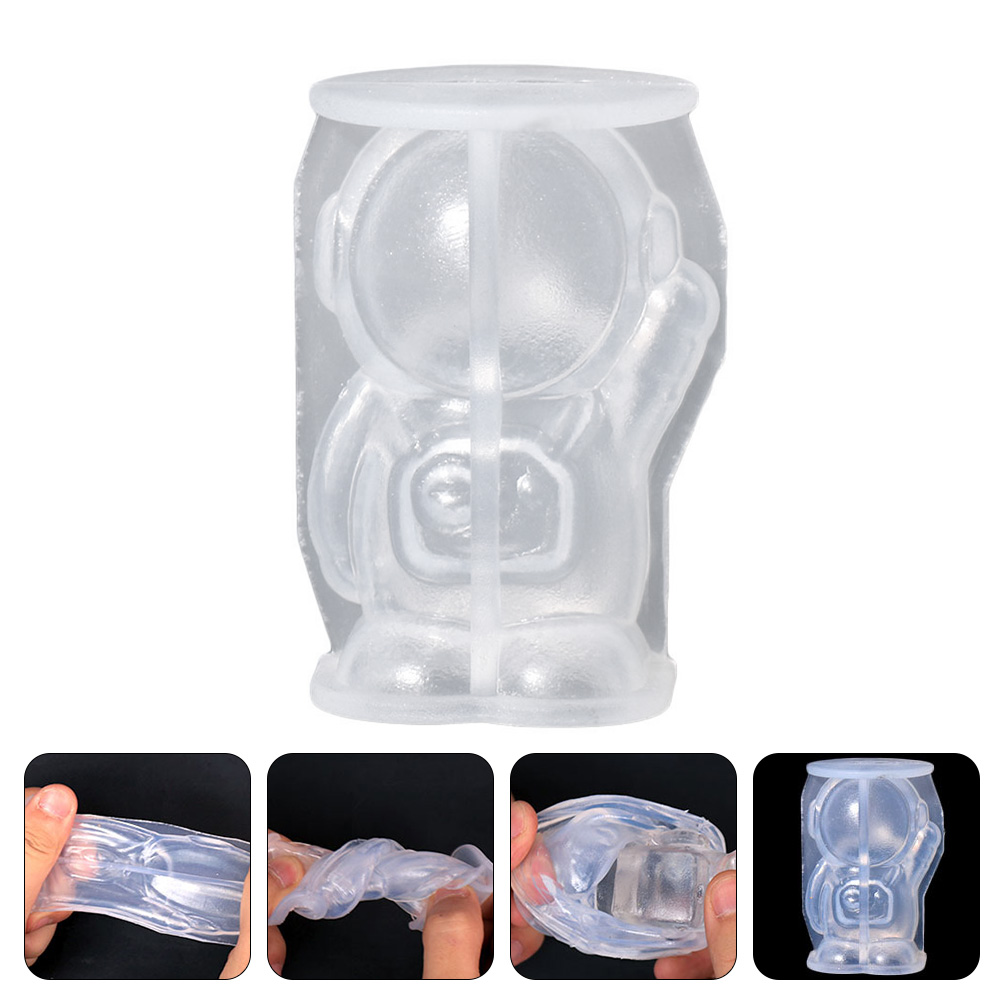 Tineasur molds silicone Astronaut Design Mold Transparent Silicone 1Pcs ...