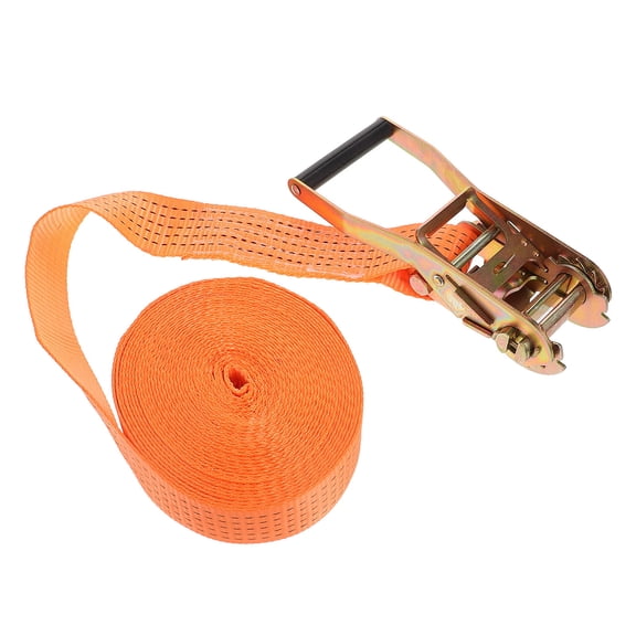 Tineasur Orange Ratchet Tie Down Straps Heavy Duty for Truck Bed and Cargo Securing
