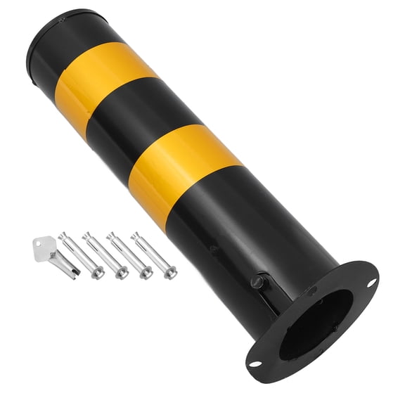 Tineasur Portable Stainless Steel Safety Column for Driveway Security and Parking