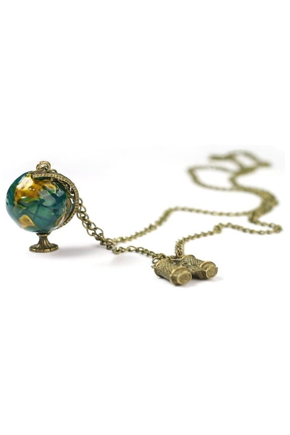 Telescope Necklace Planet Theme Vintage Long Body Multi 1Pack Women Jewelry