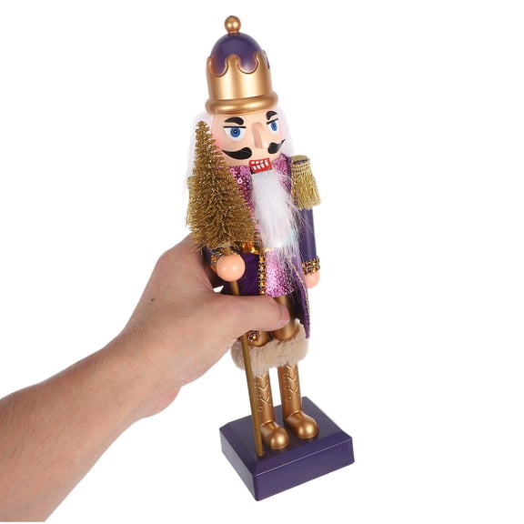 Tineasur Decorative Nutcracker Figurine Multi Color for Christmas Table Centerpiece