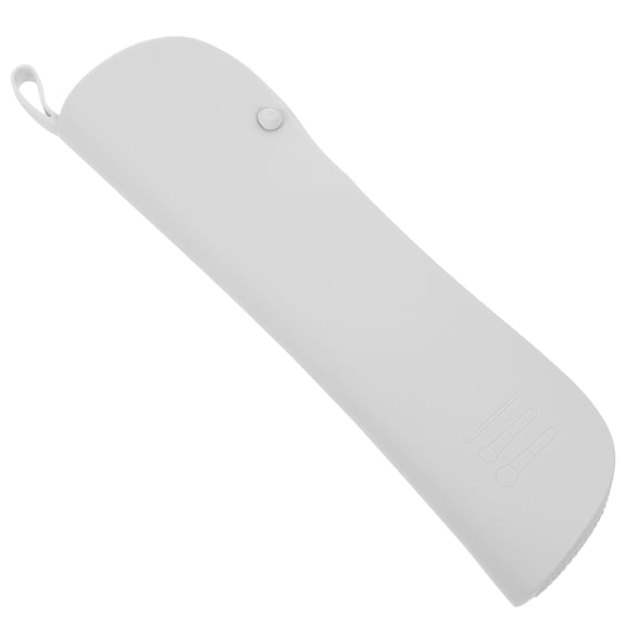 Tineasur Silicone Makeup Brush Holder Grey Travel Cosmetic Bag Lightweight Organizer for Brushes