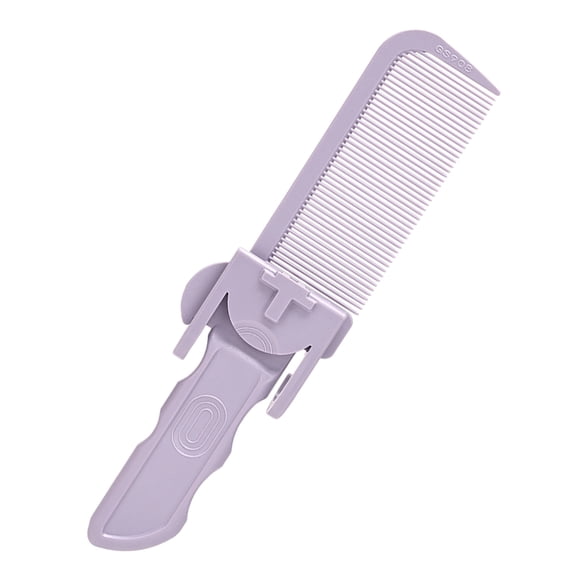Tineasur Lavender Professional Barber Comb, Durable Plastic Hairdressing Tool for Home Use, Versatile Styling Accessory