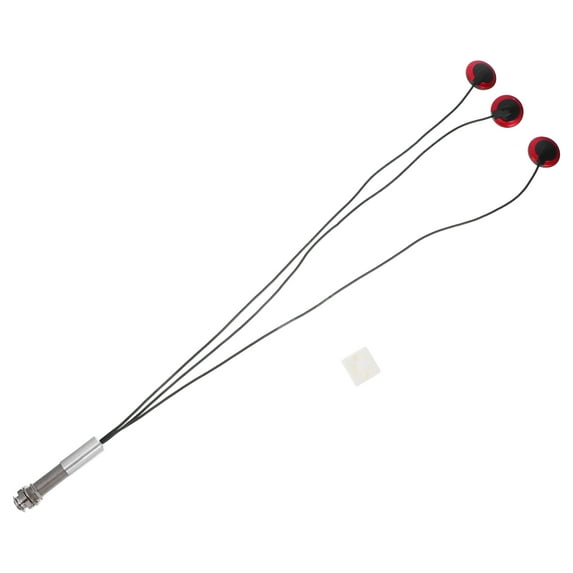 Tineasur Guitar Pickup Accessory Set in Red Metal and Plastic, Musical Instrument Replacement Part