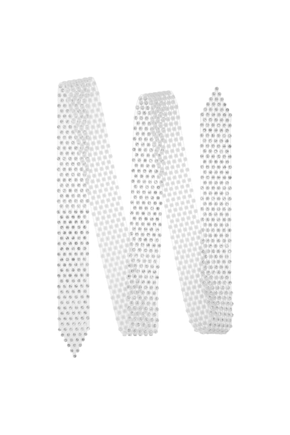 Necktie For Women Rhinestone Tie Disco Style Sequin 1Pcs Fashion Accessory Parties