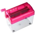 thumbnail image 1 of Tineasur Convenient Red Manual Shredder Plastic Metal for Home Office Documents, 1 of 8