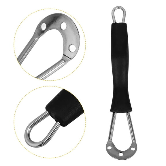 Tineasur Convenient Detachable Pan Handle for Wok Nonskid Bakelite Pot Handle Replacement