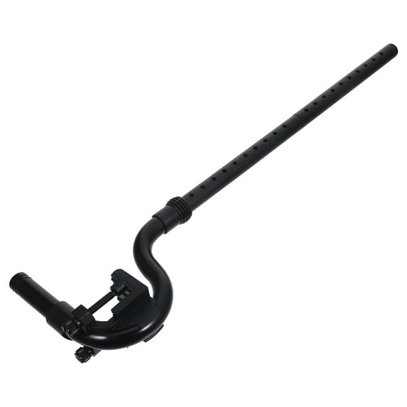 Tineasur Space Saving Black Plastic Aquarium Filter Tube Replacement Water Outflow for Fish Tanks