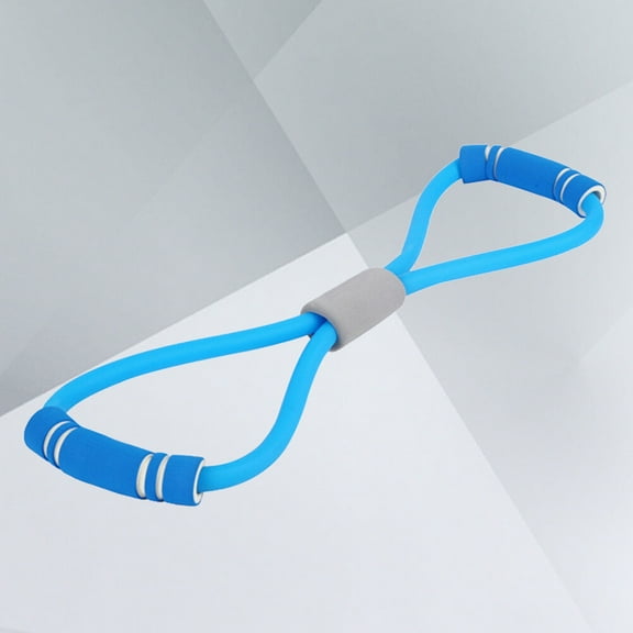 Tineasur Flat Exercise Rubber Bands Resistance for Physical Therapy Latex Blue 1Pcs