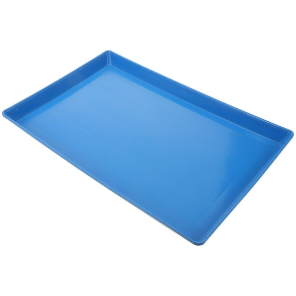 Tineasur Blue Plastic Dog Crate Tray for Pet Cage, Lightweight and Easy to Clean