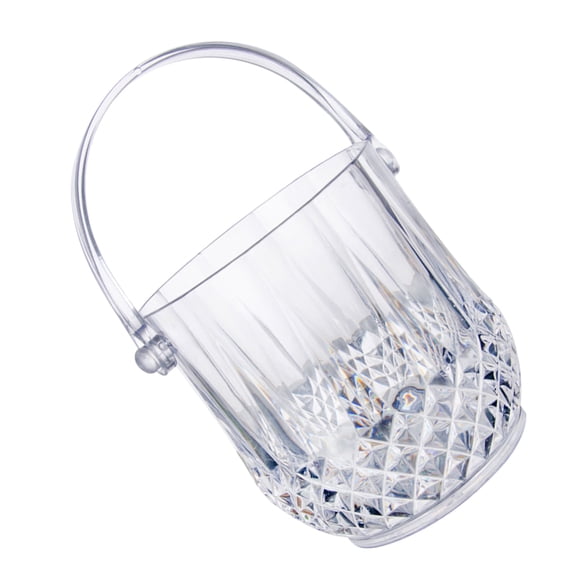 Tineasur 1Set Practical White Ice Barrel with Comfortable Touch and Classic Design for Storage Use