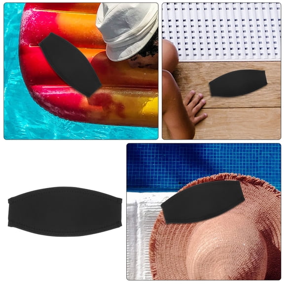 Tineasur Scuba Strap Wrap Neoprene Black UV Daily Use 1Pack