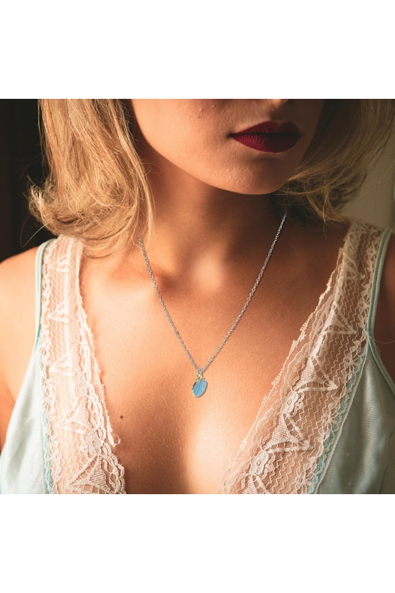 Seahorse Pendant Necklace for Women Boho Alloy Jewelry Handcrafted Casual Fashion Accessory 1 Set