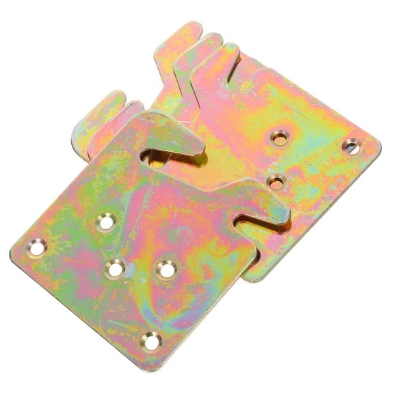 Tineasur 4Pcs Bed Rail Support Brackets Sturdy Metal Headboard Attachment Kit for Wood Frames