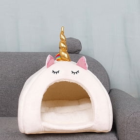 Tineasur Cozy White Small Animal Bed House Warm Nest for Hamsters, Squirrels, Mice, and Small Pets