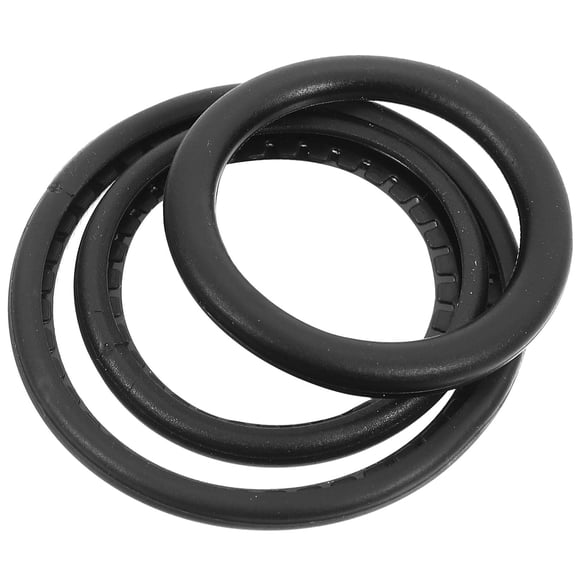 Tineasur Stethoscope Diaphragm Parts Kit Black PE Improved Accuracy for Healthcare Use 1 Set