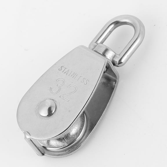 Tineasur Heavy Load Capacity Single Pulley Stainless Steel with Anti Rust Finish for Manual Rope Work