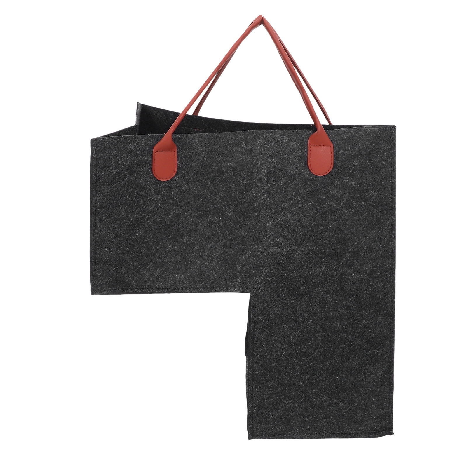 Tineasur Dark Grey L-Shaped Stair Basket Organizer Large Foldable ...