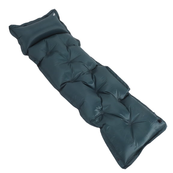 Tineasur Green Camping Sleeping Pad Thick Self Inflating Mattress Moisture Resistant Portable Outdoor Mat