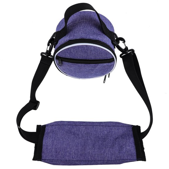 Tineasur Grey Tongue Drum Carrying Case with Handle Convenient Storage Bag for Drums and Accessories